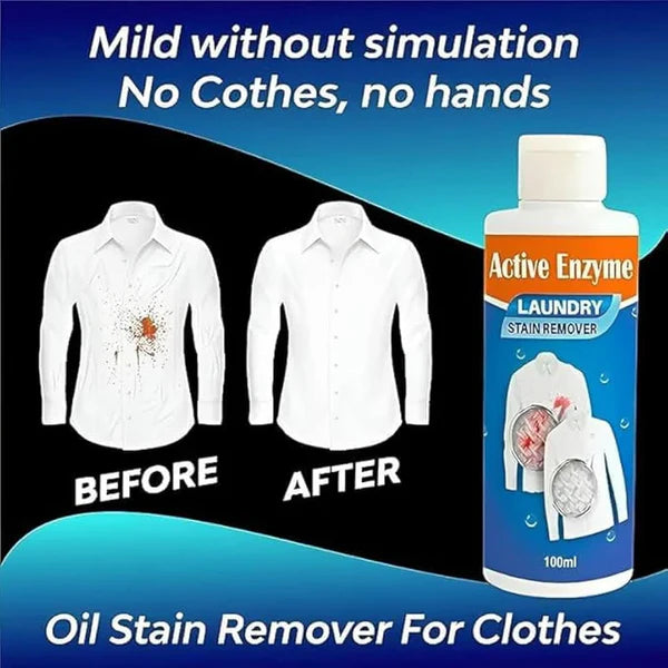 Active Enzyme Laundry Stain Remover ( Buy1 Get1 Free )